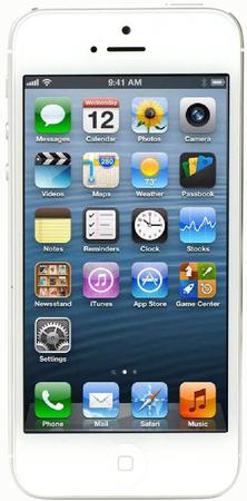 Смартфон Apple iPhone 5 64Gb White & Silver - Артёмовский