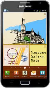 Смартфон Samsung Galaxy Note GT-N7000 Blue - Артёмовский